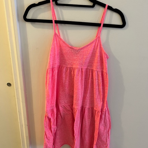 Topshop coverup dress, pink, size 2 - Picture 5 of 6